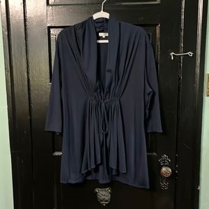 Navy cardigan